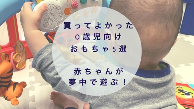 買ってよかった0歳向けおもちゃ5選 赤ちゃんが夢中で遊ぶ 転妻まめもちホンネ育児