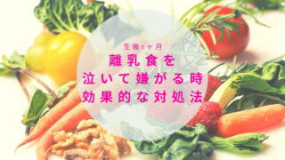 離乳食を泣いて嫌がる時の対処法